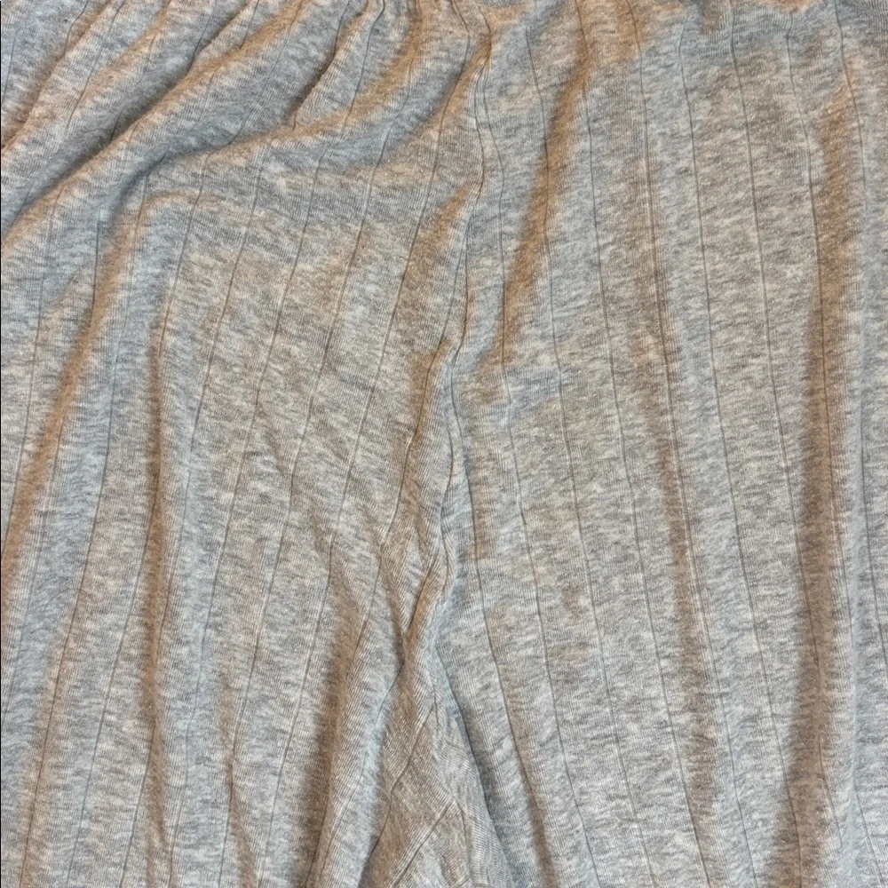 Eberjey Gisele TENCEL™ Modal Rib Long PJ Set in light grey size small - Picture 5 of 5